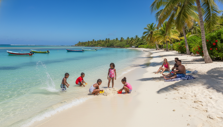 découvrez les meilleures plages en guadeloupe adaptées aux familles avec enfants pour des vacances en toute sécurité et amusement garanti.