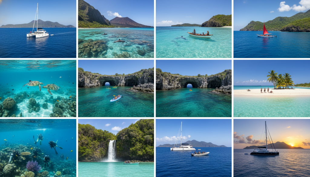 découvrez le top 10 des excursions en bateau en guadeloupe pour explorer ses eaux cristallines, ses plages paradisiaques et sa faune marine unique. partez à l'aventure et vivez des moments inoubliables !