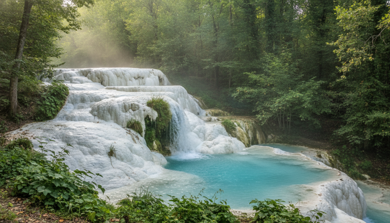 découvrez bagni san filippo, un trésor naturel en toscane avec ses sources thermales gratuites nichées au cœur de paysages préservés, idéales pour une expérience bien-être authentique en pleine nature.