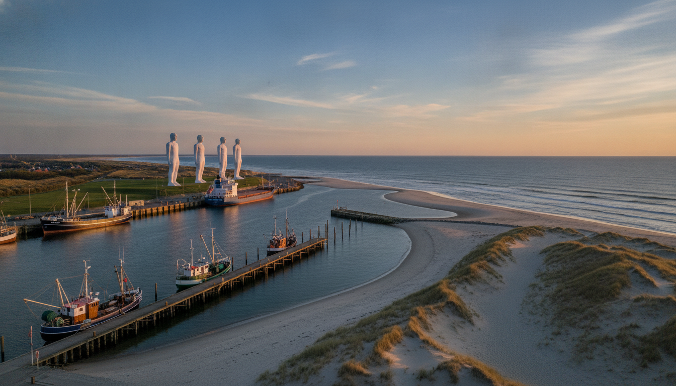 découvrez esbjerg au danemark, une ville portuaire riche en histoire, réputée pour ses plages magnifiques et ses impressionnantes sculptures monumentales.