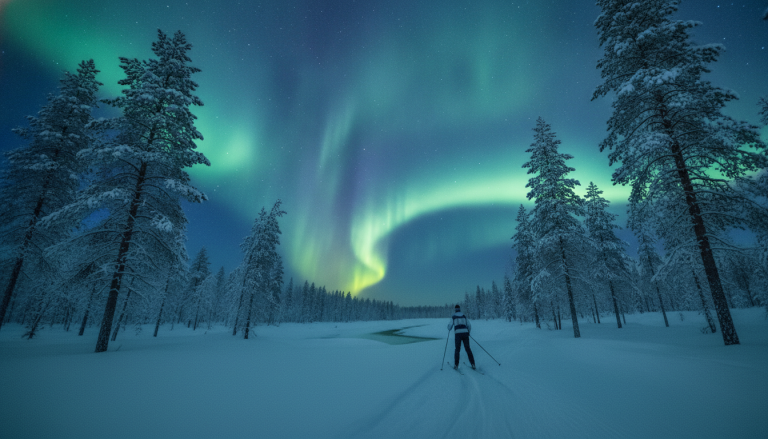 découvrez kittilä en finlande, une destination magique en laponie idéale pour vivre l'enchantement des aurores boréales et profiter de moments inoubliables de ski dans un paysage féérique.