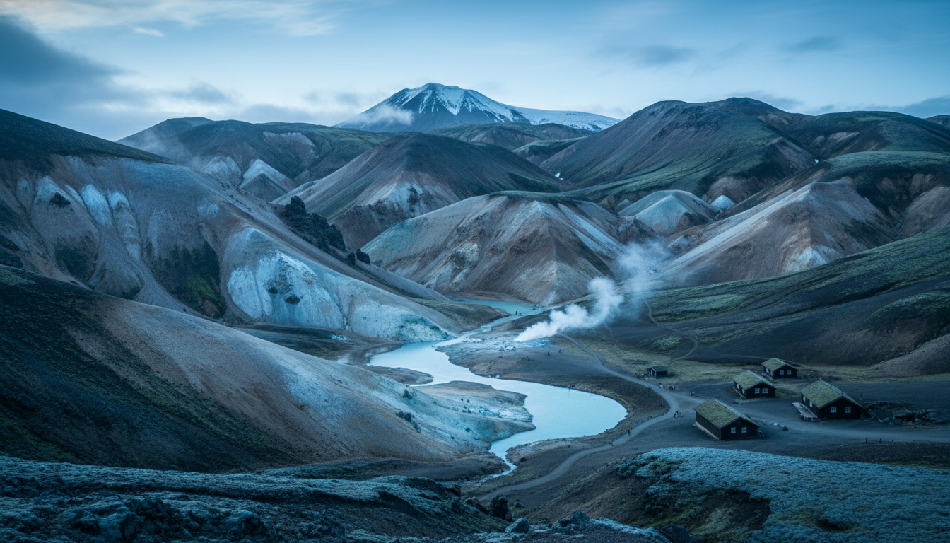 découvrez landmannalaugar, une destination incontournable en islande pour randonner au cœur des montagnes colorées et des paysages volcaniques uniques.