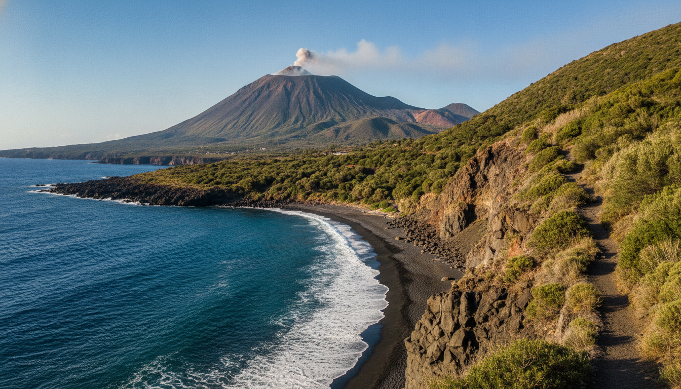 découvrez les îles éoliennes en sicile : explorez des volcans majestueux, profitez de plages de sable noir uniques et partez en randonnées inoubliables au cœur d'un paysage naturel exceptionnel.