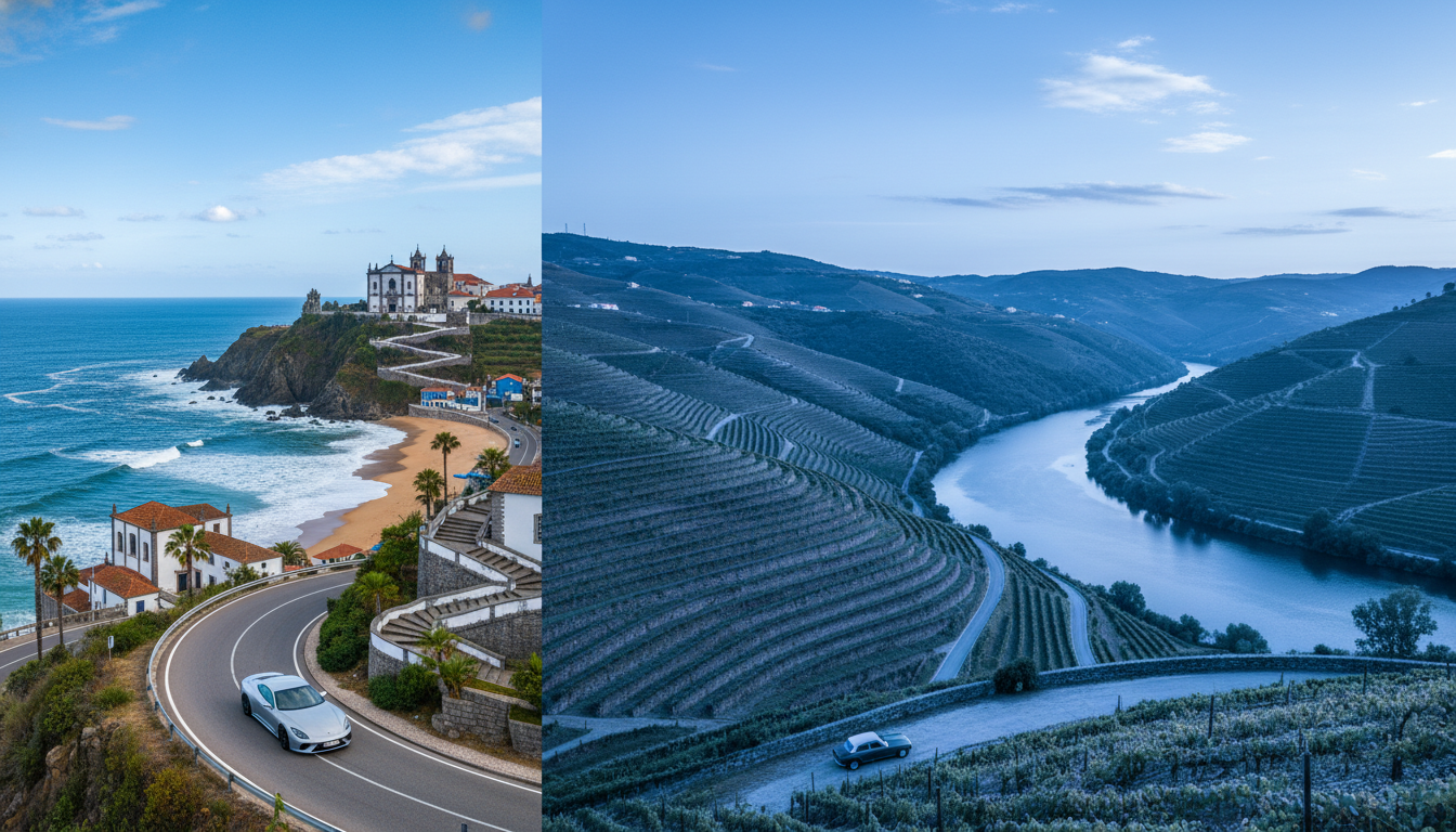 découvrez le nord du portugal lors d'un road trip inoubliable entre la charmante ville de porto, l'historique braga et la magnifique vallée du douro. explorez paysages, culture et saveurs authentiques.